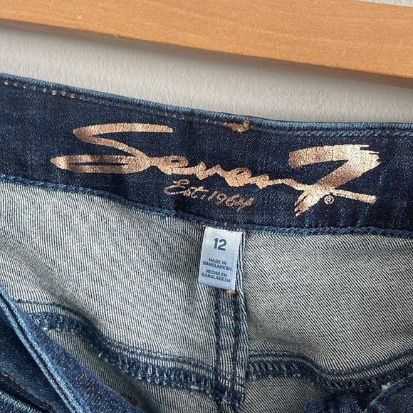 Seven 7 Jeans High Rise Bombshell Skinny, Size 12, Color Hayden - Picture 4 of 6